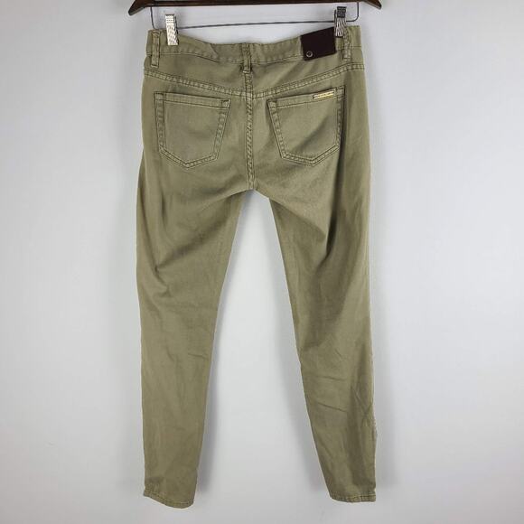 Armani Exchange womens pants jeans leg zipper sz 2 - Picture 8 of 8